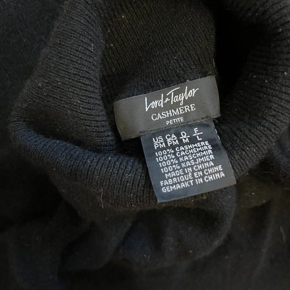 100% Black Cashmere - Petite Turtleneck - perfect, as new XS/S Attrib. to N.Peal - Picture 12 of 13